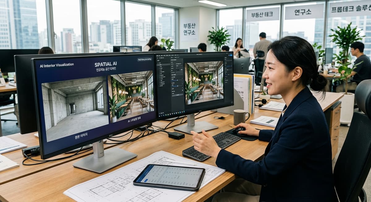 텍스트 입력 시대 가고 'AI 이미지×부동산' 융합 만개… 프롬프트 거품 빠지고 '공간 시각화' 기술이 판 바꾼다